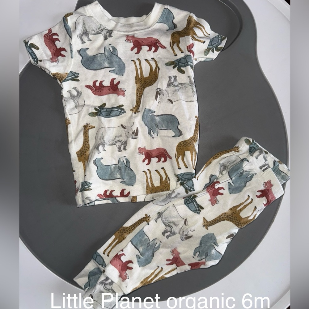 Little Planet Organic Kids Animal Print Pajama Set